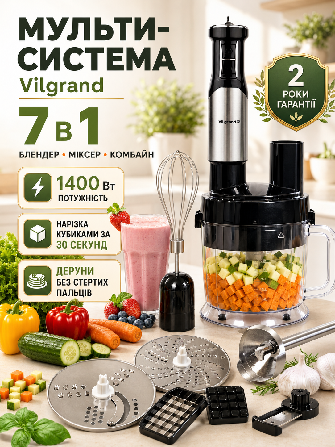 ViLgrand VBH14072 7в1 — мультисистема повний набір